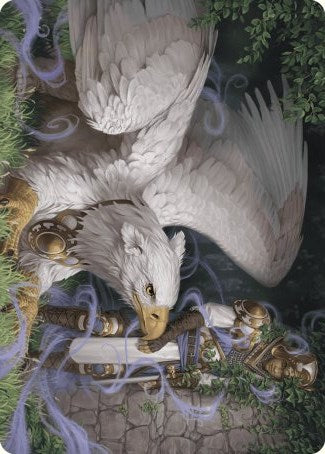 Dutiful Griffin Art Card [Wilds of Eldraine Art Series]-1
