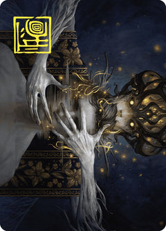 Ego Drain Art Card (Gold-Stamped Signature) [Wilds of Eldraine Art Series]-1