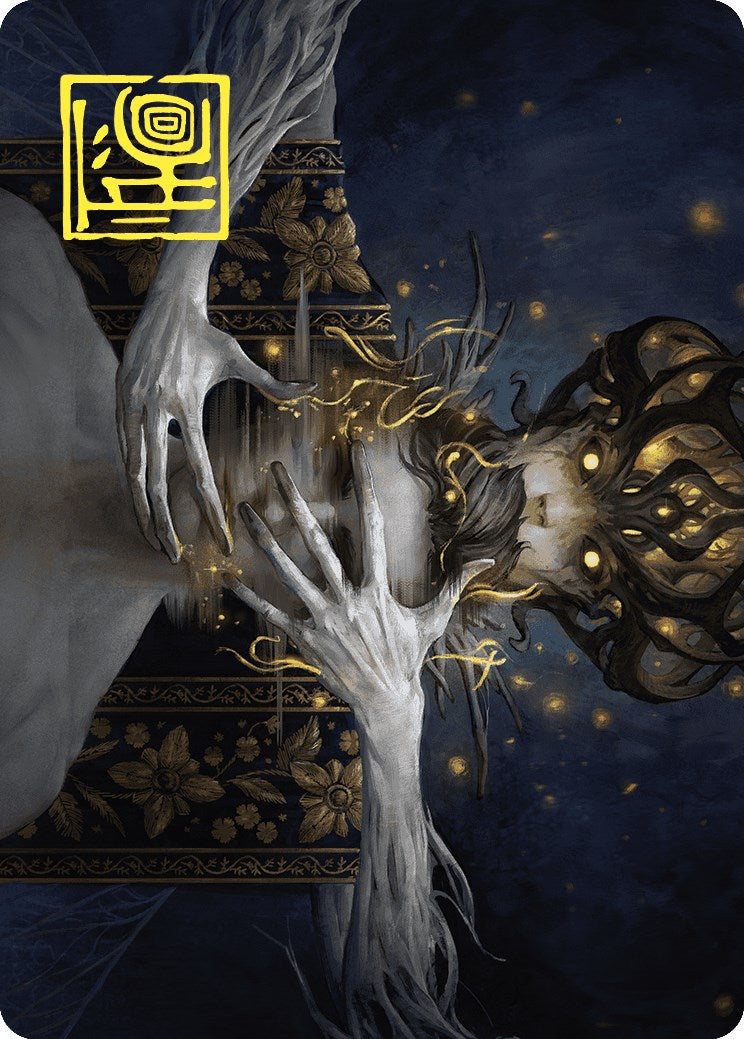 Ego Drain Art Card (Gold-Stamped Signature) [Wilds of Eldraine Art Series]-1