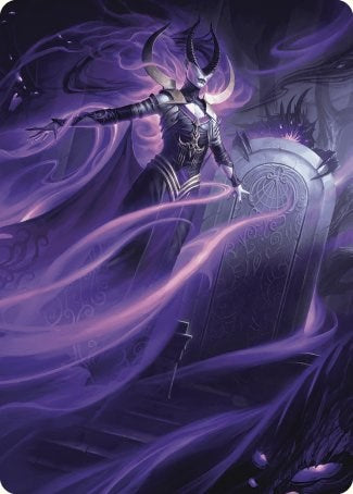 Ashiok, Wicked Manipulator Art Card (10/81) [Wilds of Eldraine Art Series]-1