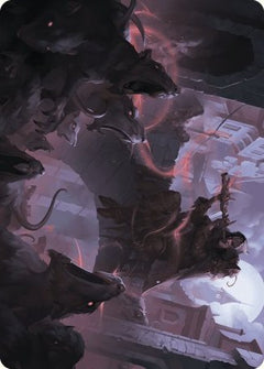 Gnawing Crescendo Art Card [Wilds of Eldraine Art Series]-1