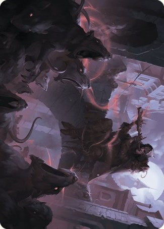 Gnawing Crescendo Art Card [Wilds of Eldraine Art Series]-1