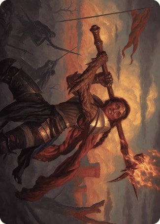 Imodane, the Pyrohammer Art Card [Wilds of Eldraine Art Series]-1
