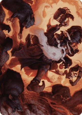 Tattered Ratter Art Card [Wilds of Eldraine Art Series]-1