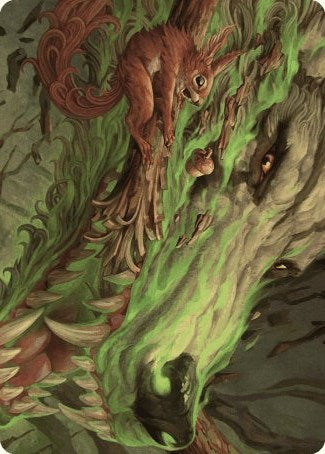 Leaping Ambush Art Card [Wilds of Eldraine Art Series]-1