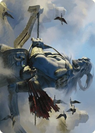 Skybeast Tracker Art Card [Wilds of Eldraine Art Series]-1