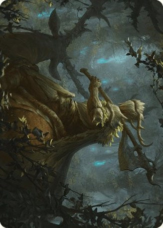 Verdant Outrider Art Card [Wilds of Eldraine Art Series]-1