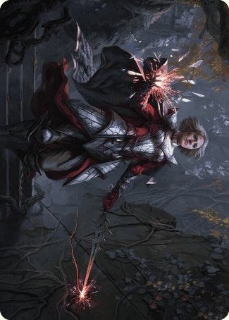 Rowan, Scion of War Art Card (31/81) [Wilds of Eldraine Art Series]-1