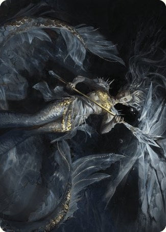 Sharae of Numbing Depths Art Card [Wilds of Eldraine Art Series]-1