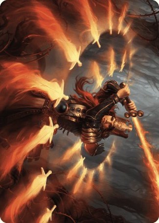 Heartflame Duelist Art Card [Wilds of Eldraine Art Series]-1