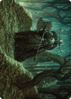Mosswood Dreadknight Art Card [Wilds of Eldraine Art Series]-1