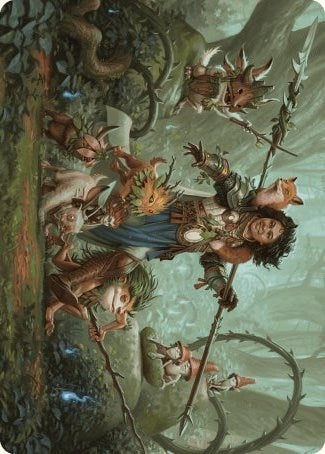 Ellivere of the Wild Court Art Card [Wilds of Eldraine Art Series]-1