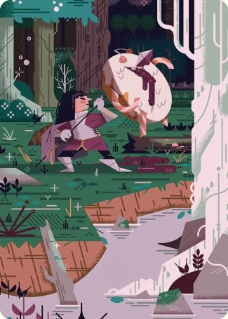 Stab Wound Art Card [Wilds of Eldraine Art Series]-1