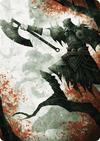Garruk's Uprising Art Card [Wilds of Eldraine Art Series]-1