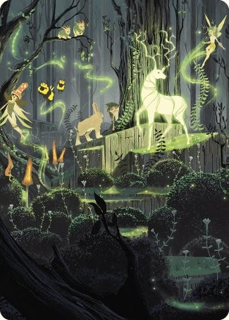 Primal Vigor Art Card [Wilds of Eldraine Art Series]-1