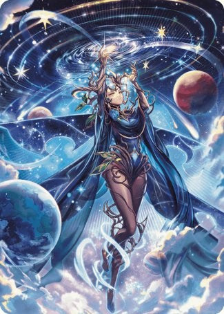 Omniscience Anime Art Card [Wilds of Eldraine Art Series]-1