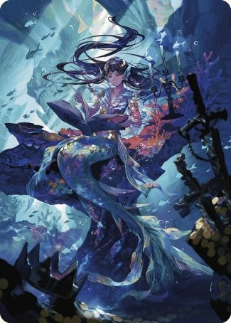 Rhystic Study Art Card [Wilds of Eldraine Art Series]-1