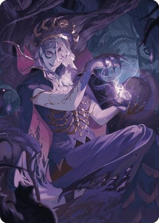Necropotence Art Card [Wilds of Eldraine Art Series]-1