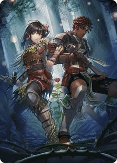 Defense of the Heart Art Card [Wilds of Eldraine Art Series]-1