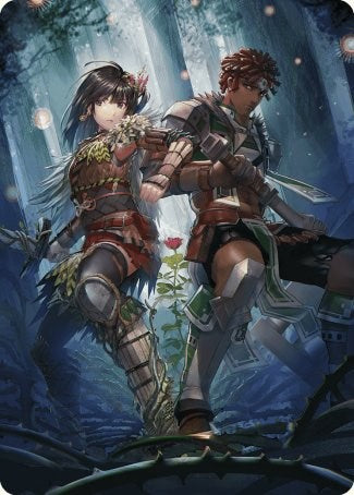 Defense of the Heart Art Card [Wilds of Eldraine Art Series]-1