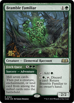 Bramble Familiar // Fetch Quest [Wilds of Eldraine Prerelease Promos]-1