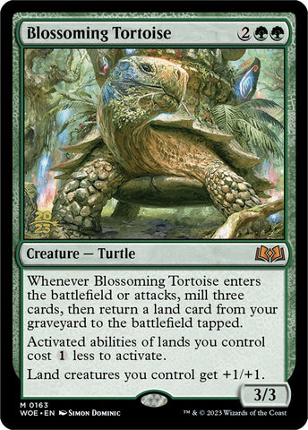 Blossoming Tortoise [Wilds of Eldraine Prerelease Promos]