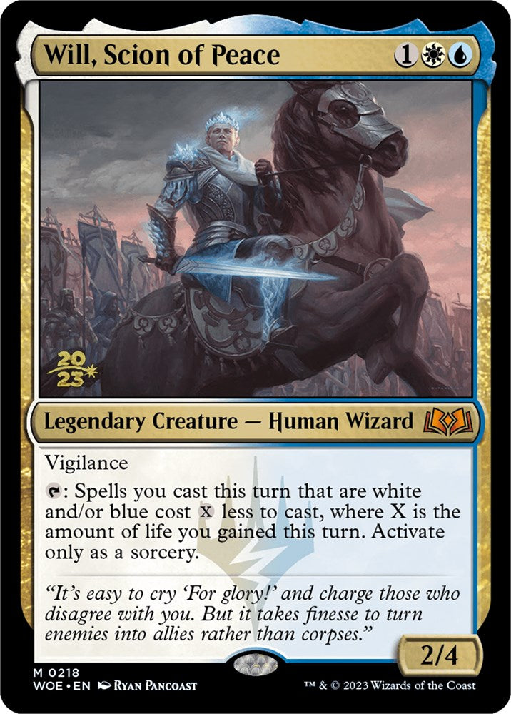 Will, Scion of Peace [Wilds of Eldraine Prerelease Promos]-1