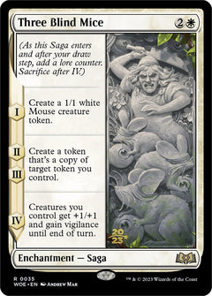 Three Blind Mice [Wilds of Eldraine Prerelease Promos]-1