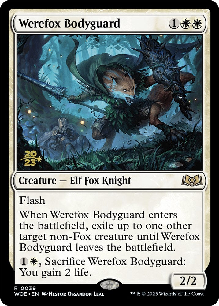 Werefox Bodyguard [Wilds of Eldraine Prerelease Promos]-1