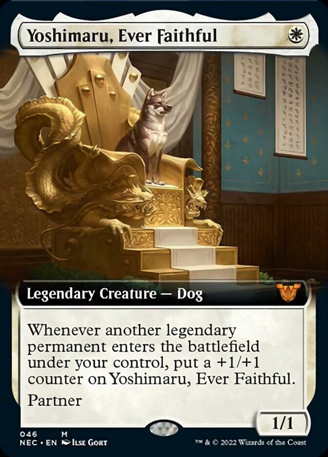Yoshimaru, Ever Faithful (Extended Art) [Kamigawa: Neon Dynasty Commander]-1