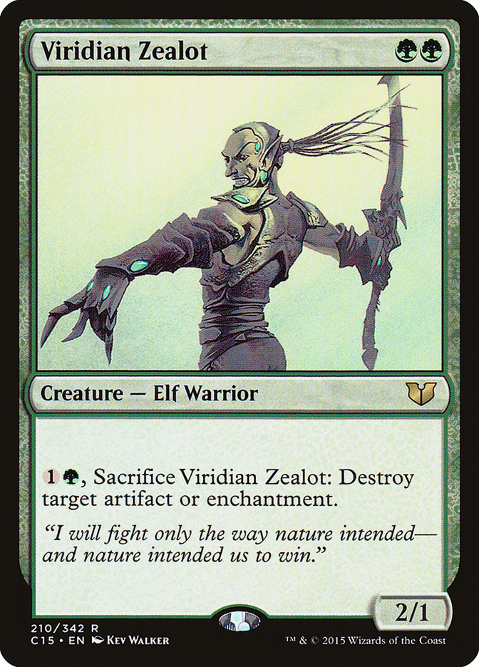 Viridian Zealot [Commander 2015]-1