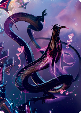 Junji, the Midnight Sky 1 Art Card [Kamigawa: Neon Dynasty Art Series]-1