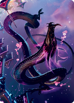 Junji, the Midnight Sky 1 Art Card [Kamigawa: Neon Dynasty Art Series]-1