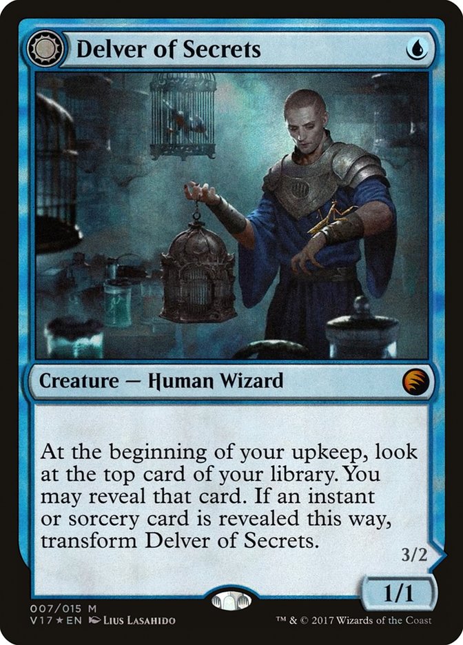 Delver of Secrets // Insectile Aberration [From the Vault: Transform]-1