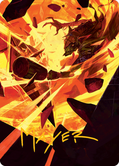 Zada, Hedron Grinder Art Card (Gold-Stamped Signature) [March of the Machine Art Series]-1