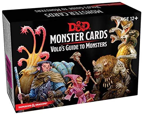 D&D SpellBook Cards Monster Cards - Volo's Guide to Monsters-1