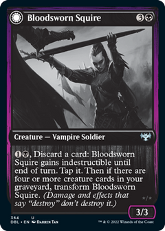 Bloodsworn Squire // Bloodsworn Knight [Innistrad: Double Feature]-1