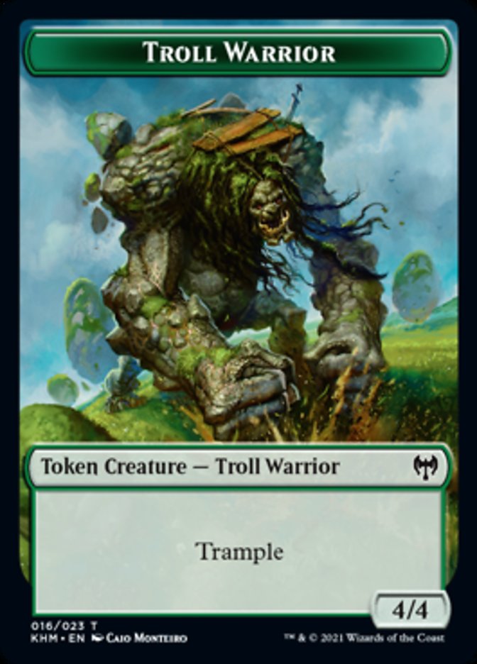 Troll Warrior Token [Kaldheim Tokens]-1