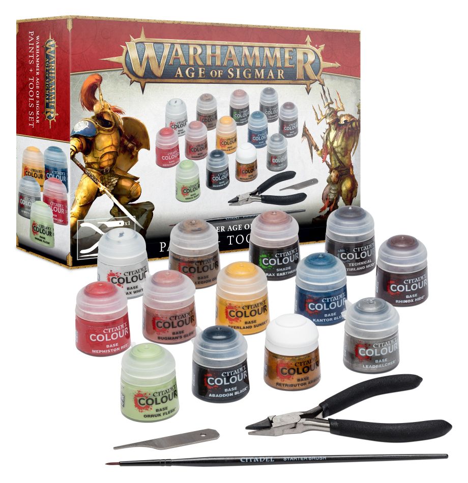Warhammer Age of Sigmar: Paint + Tools Set-2