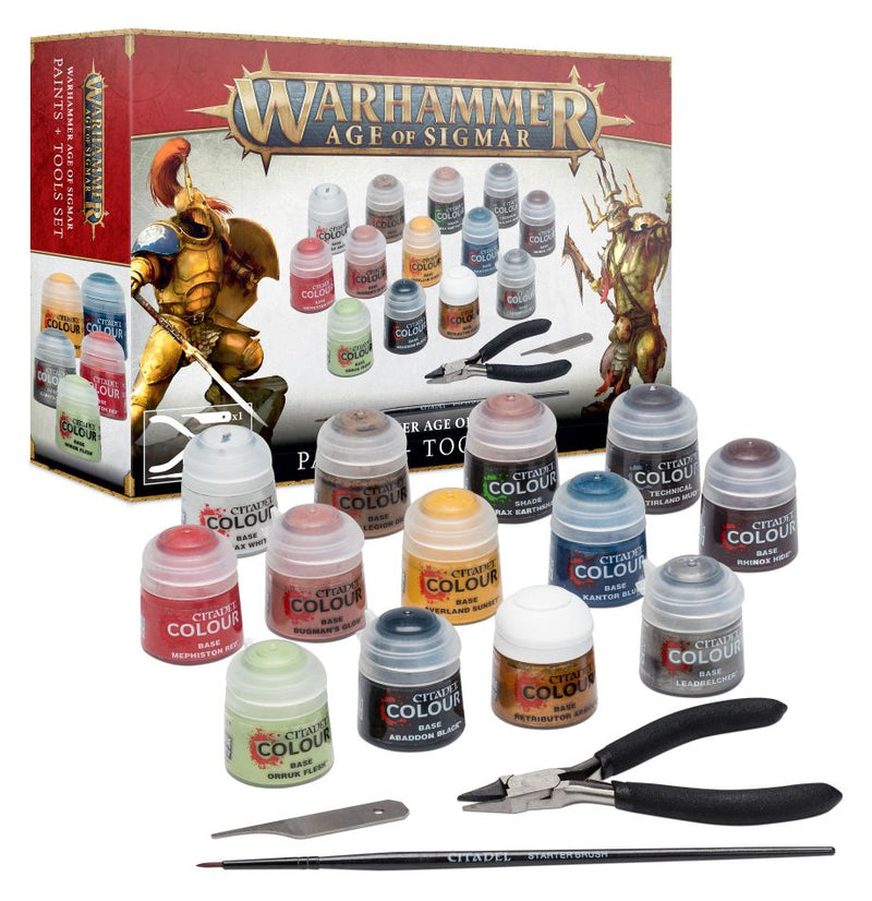 Warhammer Age of Sigmar: Paint + Tools Set-2
