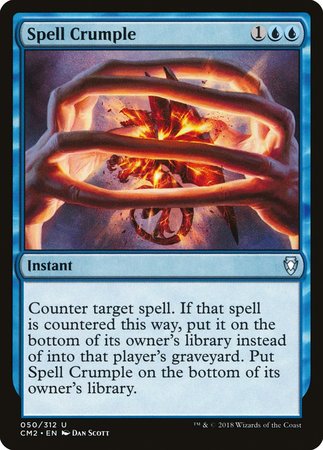 Spell Crumple [Commander Anthology Volume II]-1