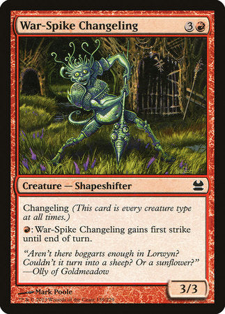 War-Spike Changeling [Modern Masters]-1