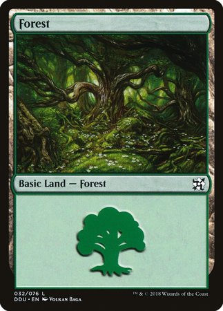 Forest (32) [Duel Decks: Elves vs. Inventors]-1