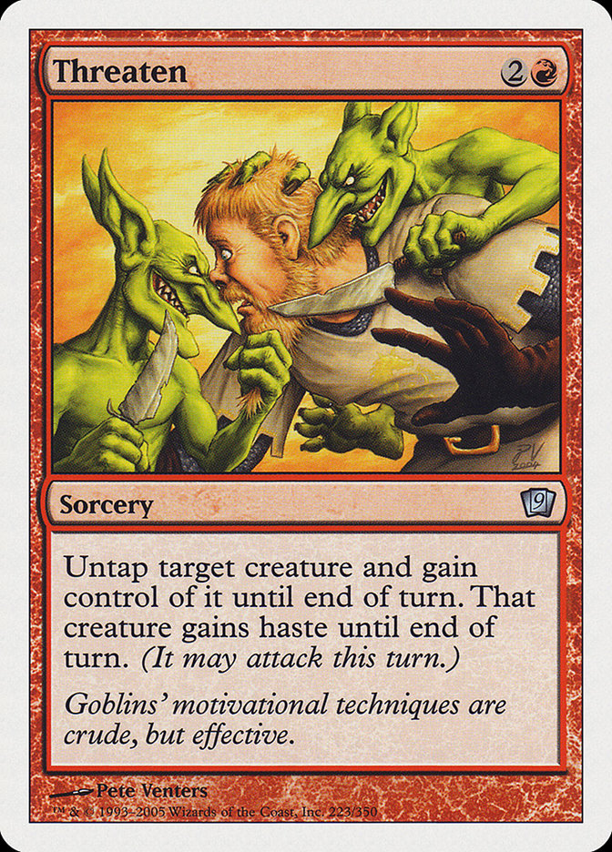 Threaten [Ninth Edition]-1