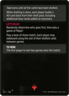Winchester Draft (Magic Minigame) [The Lost Caverns of Ixalan Minigame]-2