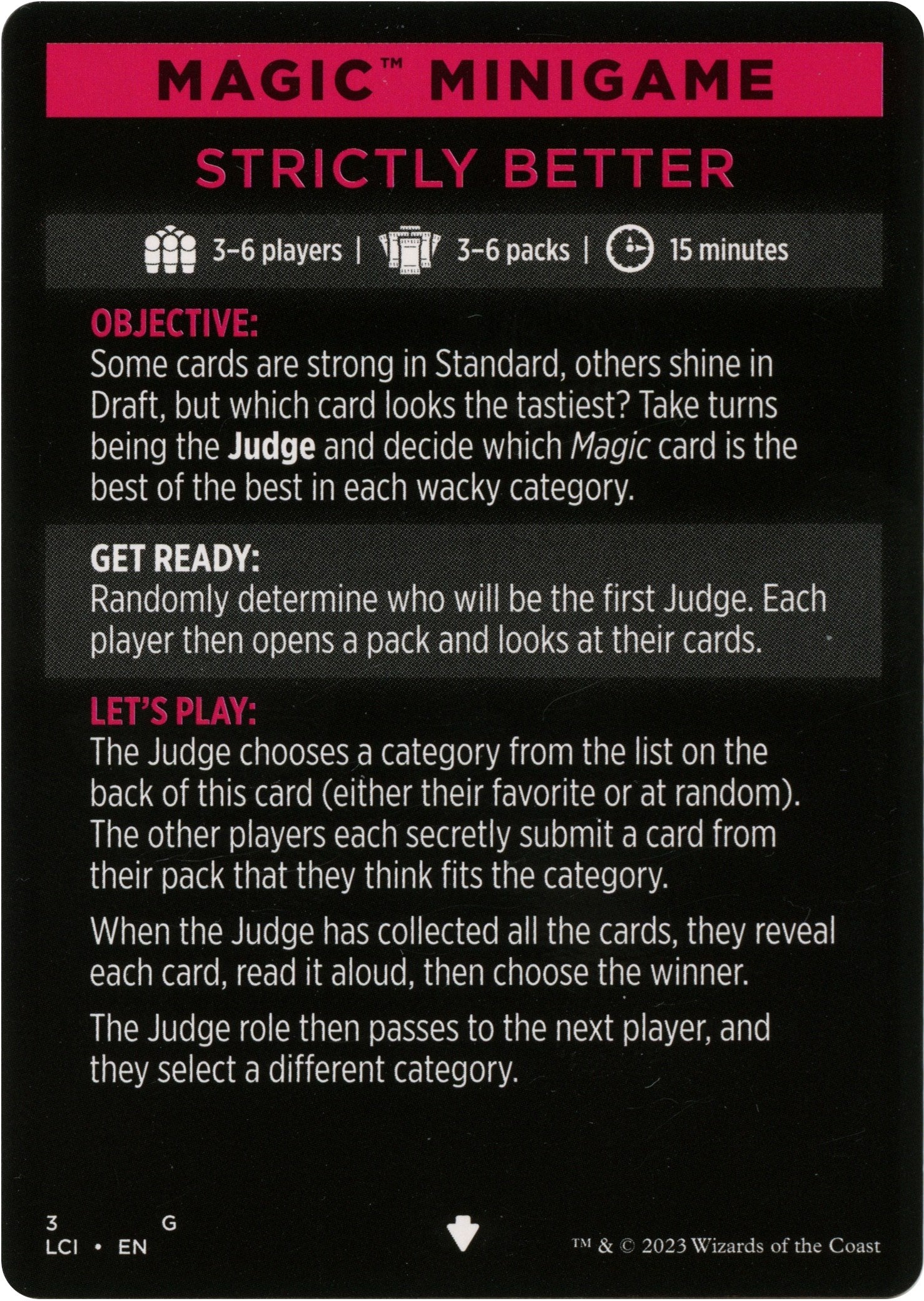 Strictly Better (Magic Minigame) [The Lost Caverns of Ixalan Minigame]-1
