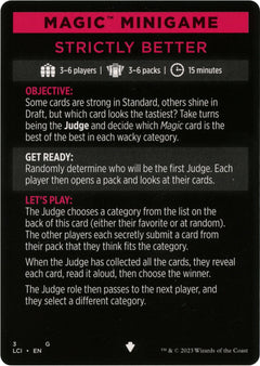 Strictly Better (Magic Minigame) [The Lost Caverns of Ixalan Minigame]-1
