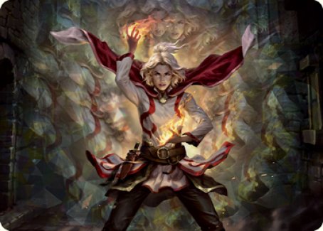 Delina, Wild Mage Art Card [Dungeons & Dragons: Adventures in the Forgotten Realms Art Series]-1