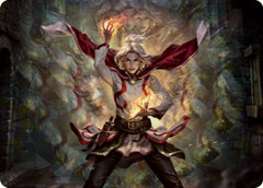 Delina, Wild Mage Art Card [Dungeons & Dragons: Adventures in the Forgotten Realms Art Series]-1