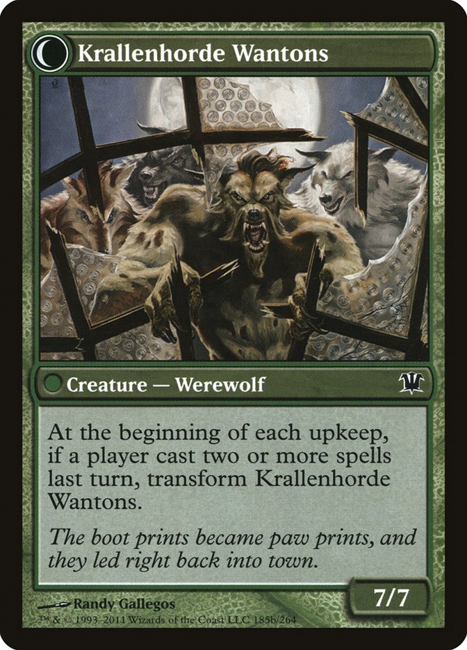 Grizzled Outcasts // Krallenhorde Wantons [Innistrad]-2